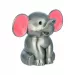 Dåpsgave: elefant sparebøsse i fortinnet  modell: 152-76202