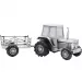 Dåpsgave: traktor med vogn sparebøsse i fortinnet  modell: 152-76904