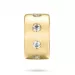 Elegant diamant anheng i 14 karat gull 0,252 ct