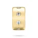 Elegant diamant anheng i 14 karat gull 0,252 ct