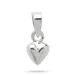 5,5 x 8,5 mm hjerte anheng i sølv - Amoré