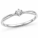 lab grown diamant solitairering i sølv