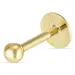 2,5 mm kule helix piercing i 9 karat gull