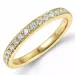 Diamantring i 14 karat gull 0,26 ct