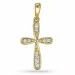 kors anheng i 14 karat gull 0,08 ct