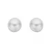 4 mm Scrouples runde perle øredobber i sølv