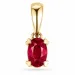 rubin anheng i 14 karat gull 0,35 ct