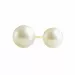 6 mm NORDAHL ANDERSEN runde hvite perle øredobber i 8 karat