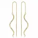 Støvring Design ear lines i 9 karat gull