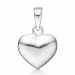 11 x 9,5 mm Støvring Design hjerte anheng i rodinert sølv