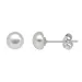 6 mm Støvring Design perle øredobber i sølv