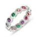 multifarget zirkon ring i sølv - Bubbly Twist