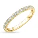 zirkon ring i 9 karat gull