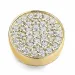 rundt dame diamantanheng i 14 karat gull 0,337 ct