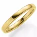 smal 3 mm giftering i 14 karat gull