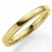 smal 3 mm giftering i 9 karat gull