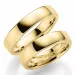 5 mm gifteringer i 9 karat gull - par