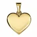 11 x 10,5 mm hjerte anheng i 8 karat - Amoré