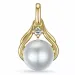 Perle diamantanheng i 9 karat gull 0,02 ct