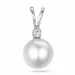 perle diamantanheng i 9 karat gull 0,02 ct