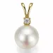 perle anheng i 9 karat gull 0,02 ct