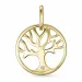 livets tre diamant anheng i 9 karat gull 0,01 ct