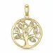 livets tre diamant anheng i 9 karat gull 0,05 ct