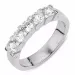 hvit zirkon ring i sølv