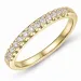 lab grown diamant alliansering i 9 karat gull 0,26 ct