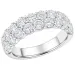 lab grown diamant ring i 14 karat hvitt gull 2,5 ct