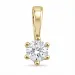 0,30 ct lab grown diamant solitaireanheng i 14 karat gull 0,30 ct