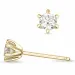 2 x 0,30 ct lab grown diamant solitaireørepynt i 14 karat gull med lab grown diamant 