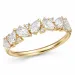 lab grown diamant ring i 14 karat gull 0,94 ct 0,05 ct