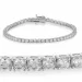 zirkon tennisarmbånd i sølv x 3,3 mm