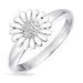 10 mm margeritt ring i sølv - Matilda
