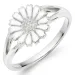 10 mm margeritt ring i sølv - Marie