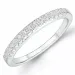 Diamant alliansering i 14 karat hvitt gull 0,26 ct