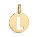 bokstav l anheng i 8 karat