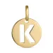 bokstav k anheng i 8 karat