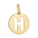 bokstav h anheng i 8 karat