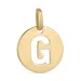 bokstav g anheng i 8 karat