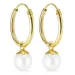 12 mm creol i 9 karat gull