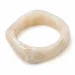 hvit bangle i resin - AURA