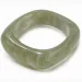 grønn bangle i resin - AURA