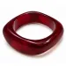 rød bangle i resin - AURA