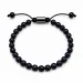 blå goldstone armbånd i nylon med justerbar snor