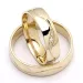 gifteringer i 9 karat gull 0,036 ct - par