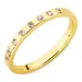 zirkon ring i forgylt messing - Eliné