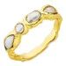 perle ring i forgylt messing - Eliné
