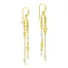 lange kjedeøreringer i forgylt messing - Eliné